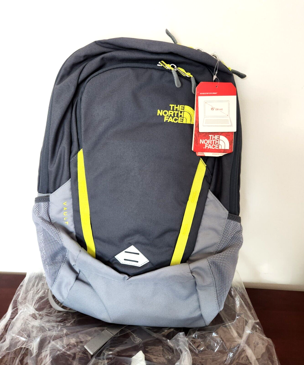 lime green north face backpack The Recon The updated front compartment simplifies organization for the user while maintaining essential features for storage such as secure The North Face Jester Backpack