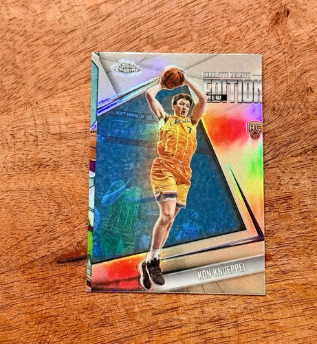 MISCUT 2025-26 Topps Chrome Update Kon Knueppel New Edition Refractor RC HORNETS