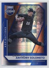 2021 Panini Elite Extra Edition Aspirations Blue /249 Anthony Solometo #37 et6