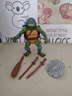 Vintage TMNT Ninja Turtles Figure Movie Star Leo 1991