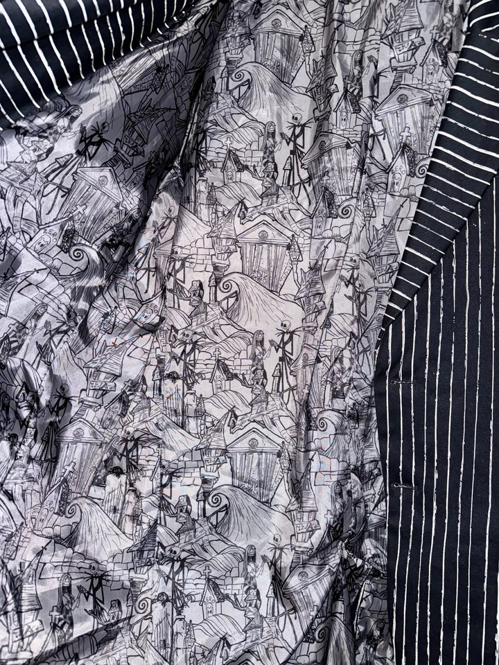 Disney Store The Nightmare Before Christmas Jack Skellington Blazer Jacket 2XL - Image 2 of 3