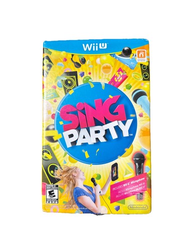 SiNG PARTY Nintendo Wii U, 2012 brand new sealed in box