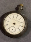 Antique Coin Silver American Waltham Pocket Watch Dueber Case for parts/ repair