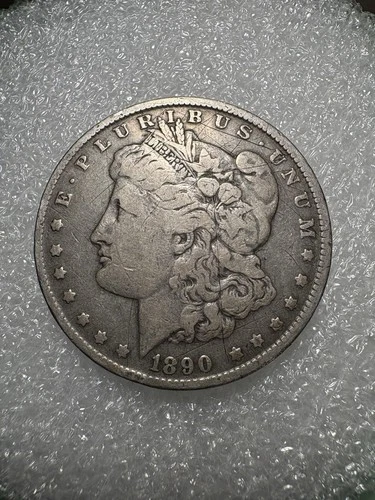 1890 Morgan Silver Dollar New Orleans $1 Circulated Coin 0.9 Fineness