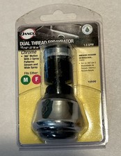 DANCO Dual Thread Faucet Sprayrator 10500 Chrome Finish 360 FLEX Spray Stream