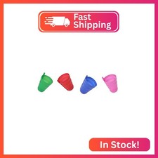 Sweetie Cup with built in straw For Kids Includes PINK, RED, BLUE, GREEN 4 Pack