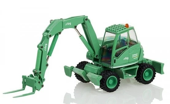 Miniature Mini-pelle MECALAC 8MCR avec accessoires CONRAD CON2927/03