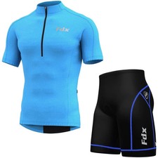 Herren Fahrradset Fahrradbekleidung Kurzarmtrikot 5D gepolstert Radshorts Set