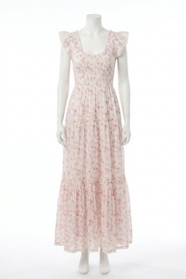 Loveshackfancy Chessie Floral Maxi Dress Size M