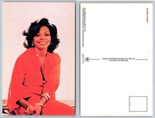 1977 Diana Ross Color Photo Postcard - Coral-Lee Celebrity Portrait
