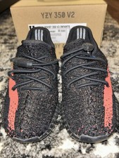 BRAND NEW adidas Yeezy Boost 350 V2 Core Black Red Infants- Size 7K  8K HP6587