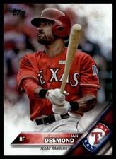 2016 Topps Update Ian Desmond Rookie Texas Rangers #US237