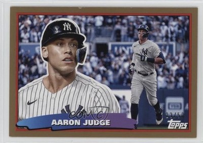 2023 Topps Update Oversized Topps Big Gold /50 Aaron Judge #BIG-14 0zq6