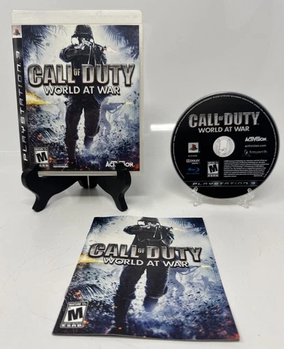 Call of Duty: World at War (Sony PlayStation 3, 2008) Tested - Excellent CIB