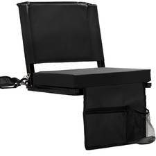 Stadium Seats with Back Support for Bleachers, Folding Bleacher Seat Bleacher