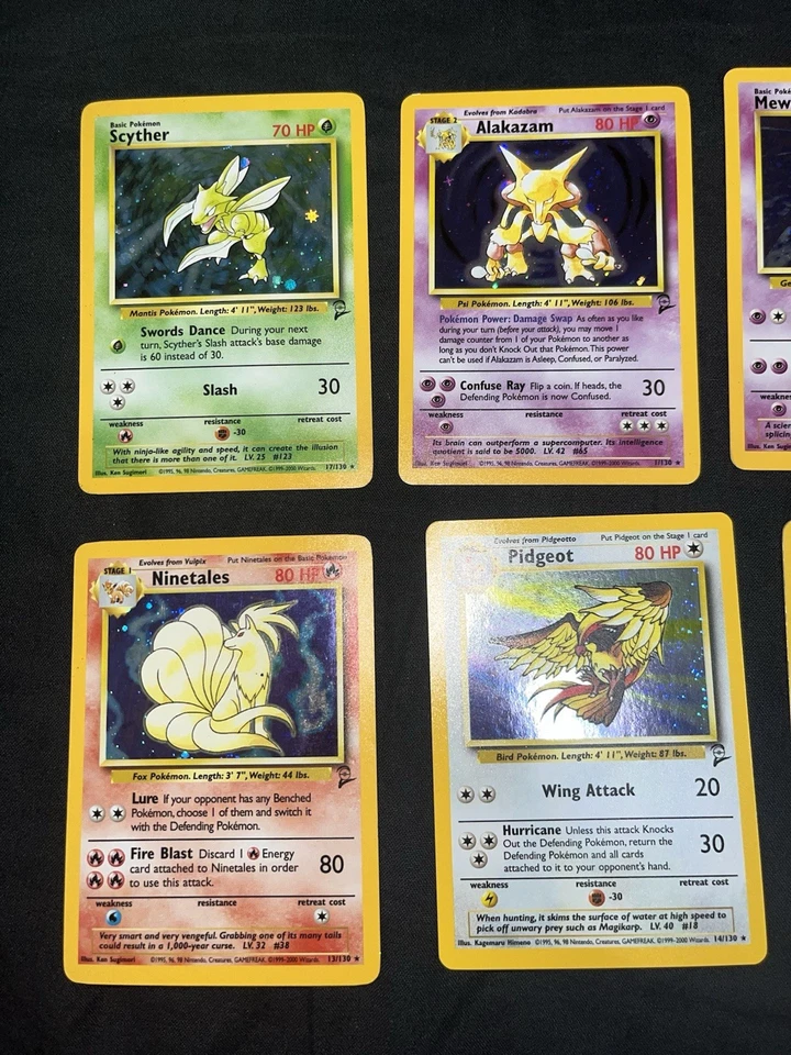 Pokemon Base Set Two Holo Lot Of 6 - Conditions Vary - See Photos & Read! - Image 2 of 4