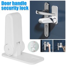 2-10 Pcs Adhesive Door Lever Lock For Home Child Baby Safety Door Handle Locks