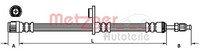 Metzger Bremsschlauch 4110226 FüR CitroËN Peugeot