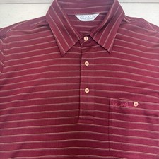 Vintage Arnold Palmer Golf Polo L Striped Men's Long Sleeve