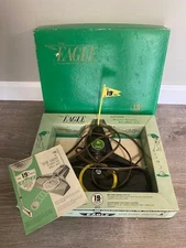 Vintage 19th Hole Eagle Electric Putting Cup w "No-Peek" Bell Model 1902 Works