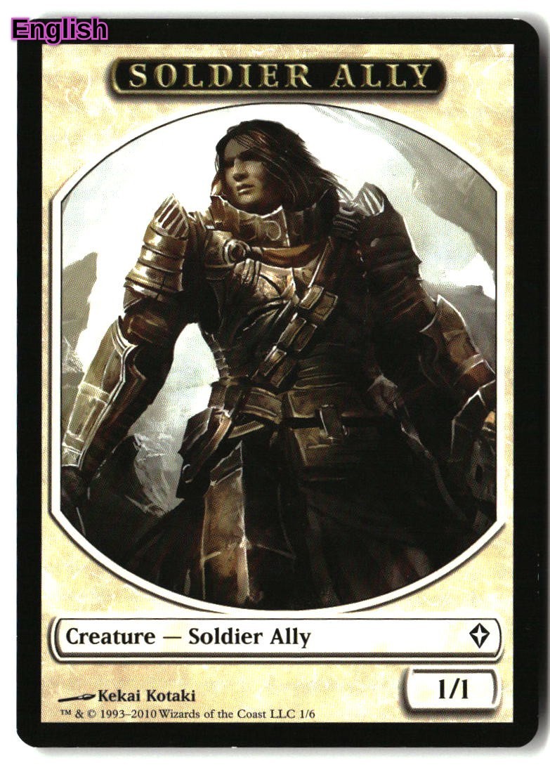 MTG Soldier Ally Token [WWK - 1] LP