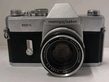 Vtg Mamiya Sekor 1000 TL Film Camera W/ Sekor Auto 55mm f1.8 Lens SEE DESCRIPT