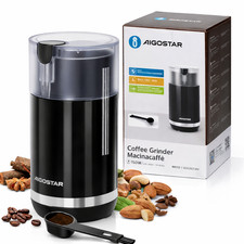 MACINA CAFFE SPEZIE LEGUMI FRUTTA SECCA PROFESSIONALE 60G 150W AIGOSTAR