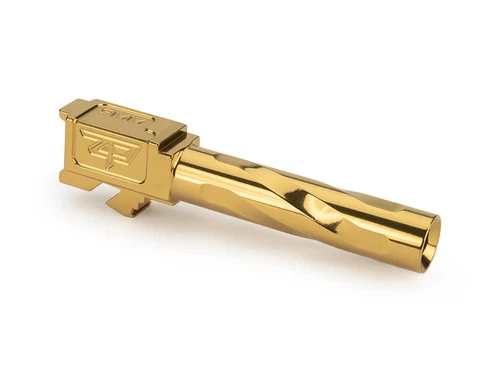Zaffiri Precision Glock 19 Gen 5 Pistol Barrel 9mm 3.9" Gold TiN BA-G19G5-FC-GLD