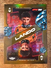 2025 Topps Chrome F1 LANDO NORRIS Ace of Trades GOLD Refractor /50 #SCA-4!