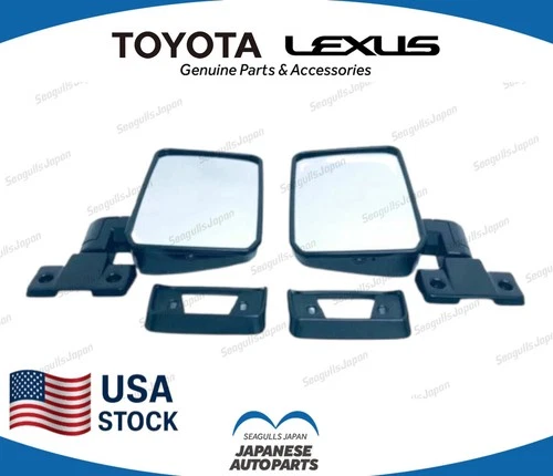 TOYOTA Genuine OEM LAND CRUISER 70 Series Outer Rear View Mirror RH & LH Set