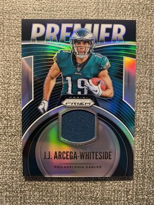 2019 Panini Prizm Silver Patch - J.J. Arcega-Whiteside - Philadelphia Eagles