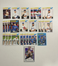 (26)  Texas Rangers Baseball Card Lot of 26 - Vet Base, Parallel, Serial #'d