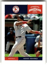 MANNY RAMIREZ 2004 DONRUSS TEAM HEROES SP #448 BOSTON RED SOX