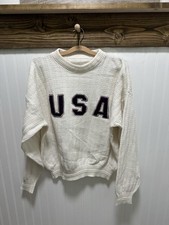 Unbranded Thick USA Sweater Sweatshirt No Tags See Pics for Measurements