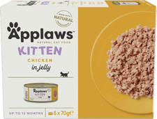 Natural Wet Kitten Food, Chicken Multipack in Jelly 70 G Tin - 4 X (6 X 70 G)... 103.11 per kilo