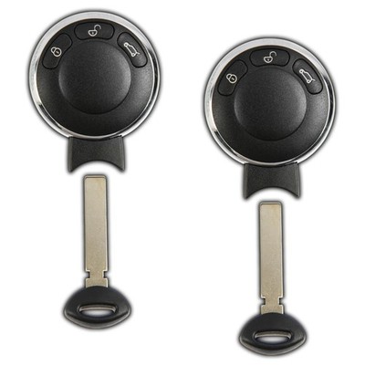 2 Replacement for 2007-2014 BMW Mini Cooper Smart Remote Car Keyless Key Fob