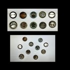 Vintage Pinback Button Lot 10pc Beatles Goonies Star Wars AC/DC Beetlejuice IKE — photo 4
