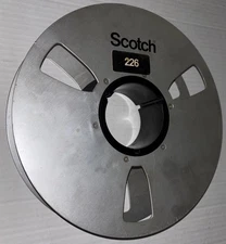 For Decor Repurpose Upcycle Scotch 226 Empty Alum Reel 2" X 10.5” As-Is No Box