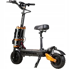 6000W Foldable Dual Motor Adult 11" Electric Scooter E-Scooter 85KM/H 60V 43Ah