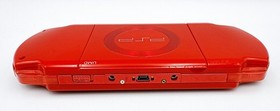 Sony PSP-2000 Console Deep Red Region free Rare w/adapter, battery - Excellent