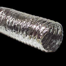 5"/125mm FLEXIBLE NON INSULATED FAN DUCTING BATHROOM  LAUNDRY VENTILATION 3M