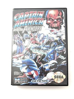 CAPTAIN AMERICA AND THE AVENGERS SEGA GENESIS SPIEL KOMPLETT VINTAGE GETESTET 