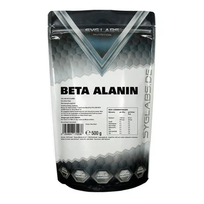 SYGLABS NUTRITION SygLabs Beta Alanin - 500g Pulver Aminosäuren Carnosin