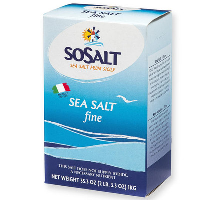 SOSALT Dal Mare Di Trapani Fine Natural Sea Salt   Authentic Sicilian Sea Salt H