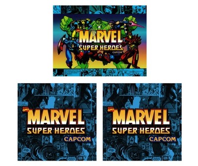 Marvel Super Heroes Arcade 1up Cabinet SE Riser Graphics Decals Stickers
