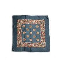 Chanel Vintage Gripoix Jewels Silk Scarf 34"