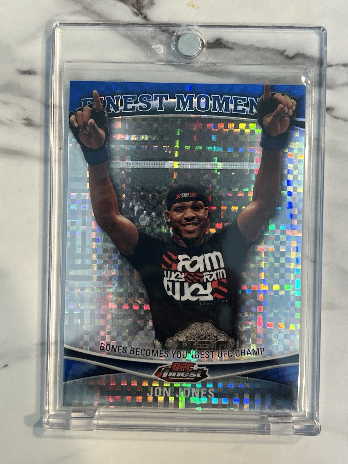 2012 Topps Finest UFC Finest Moments X-Fractor #FMJJ Jon Jones #/188 RARE!