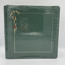 Creative Memories Premiere Original 12x12 Green Holiday Scrapbook Album /Pages
