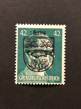 Germany 1945 Post WWII LOCAL overprint  (HERING) 42 Rpf.  MNH /s1 #c25