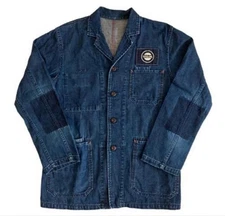 KAPITAL Vintage Denim Union Patch Jacket Size 2 Japan Casual